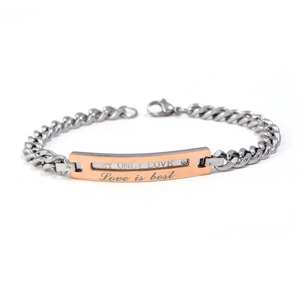 Fashion Metal Chains Men / Women Stainless Steel Bracelet Cool Delicate Hand Chains
