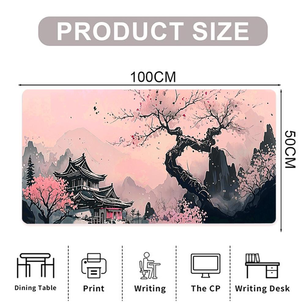 Dreamy Pink & Purple Sky XL Mouse Pad | Upgrade Your Setup with This Durable, Smooth Desk Mat for Gaming and Office