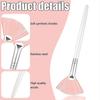 14-Pack Fan Brush Facial Applicator Brush Soft Fan Brush Acid Applicator Brush (Pink)