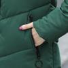 Women Coat TIDENOVEL Winter Women Thick Cotton Padded Coat Down Parka Women Long Jacket Hooded Plus Size