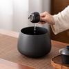 Jian Shui Ceramic Tea Waste Bowl & Brush Set