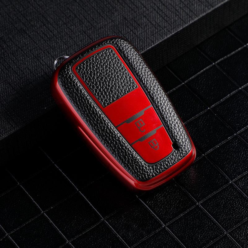 Toyota Car Key Cover for Camry, Corolla, Ralink, Highlander. Dragon Design with Full Shell Buckle for Men.