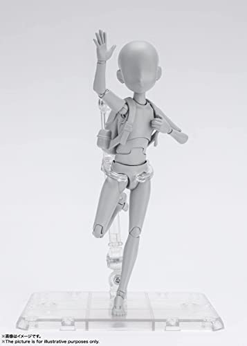 TAMASHII NATIONS S.H.Figuarts Body-kun - Ken Sugimori - Edition DX SET (Gray Color Ver.) Approximately 130mm PVC & ABS Movable Figure BAS62102