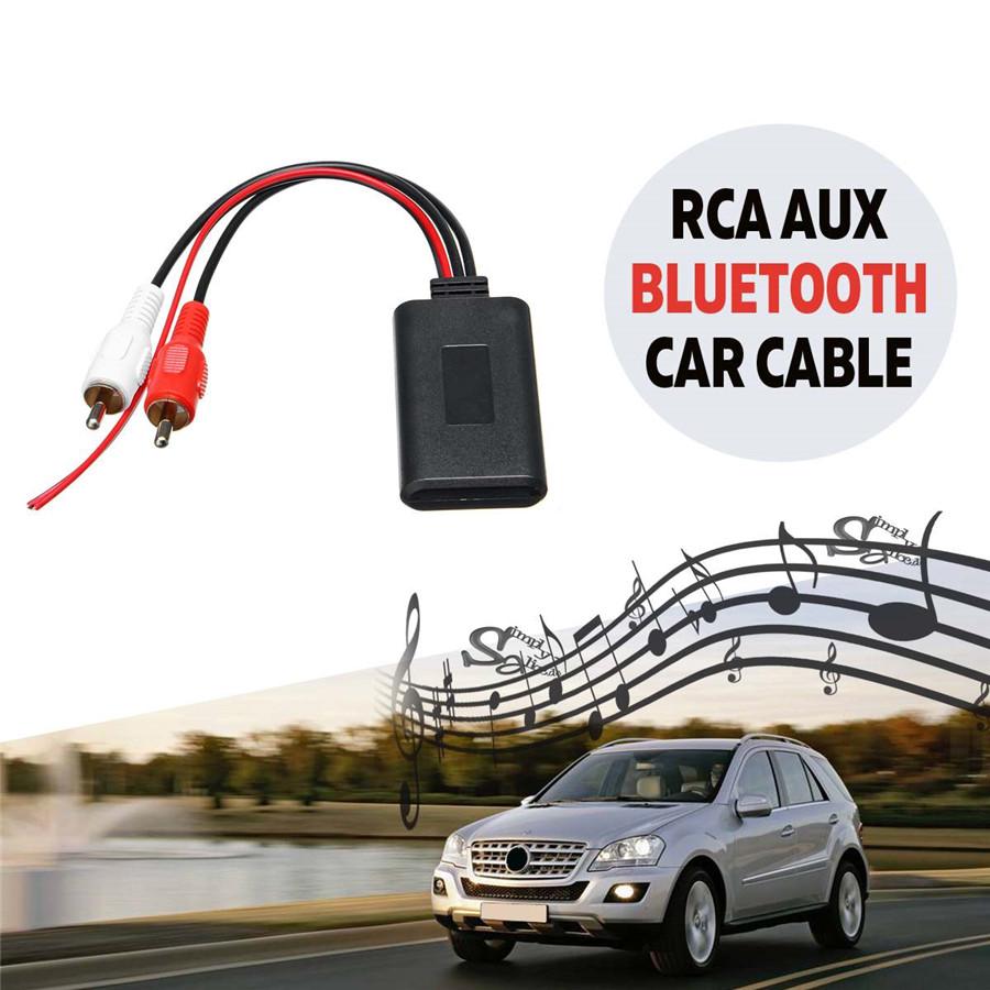 

Universal Car bluetooth Wireless Connection Adapter For Stereo With 2RCA AUX IN Music Audio Input Wireless Cable For Truck Auto