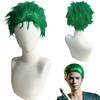 One Piece Cosplay Wig with Hair Net, Heat Resistant (Zoro)