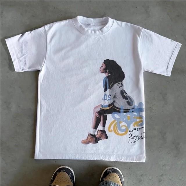 2025 SZA MARIAS Lamar T-shirt Grand National Tour Odzież męska i damska Oversize Vintage Unisex Wysokiej jakości bawełniane ubrania