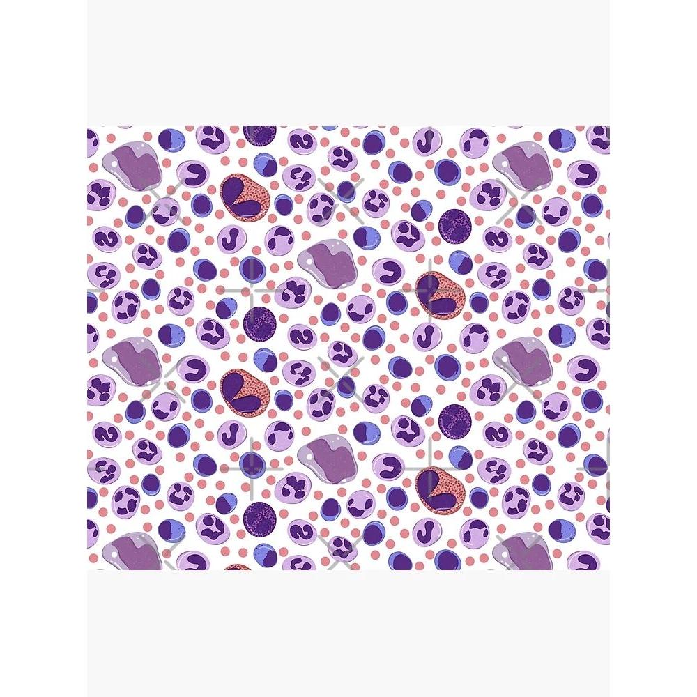 Tapestry large pattern of white blood cells 75x100