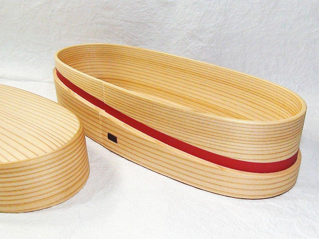 Odate Kogeisha Magewappa Ki 1140 Vermilion Lunch box (Michi)