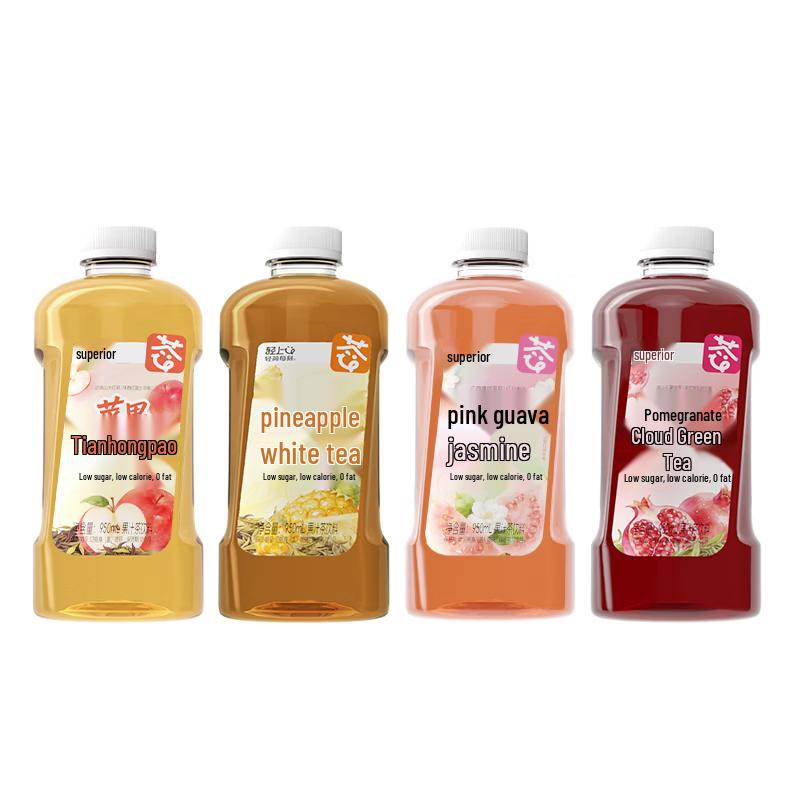 Qingshang Four-Flavor Fruit Juice Tea (0-Fat)