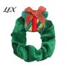 Versatile Hair Accessories for Daily Wear Flannel Christmas Tie Girls, Soft Scrunches with Reindeer/Christmas Tree/Gift/ Santa Scrunchies Party Claus