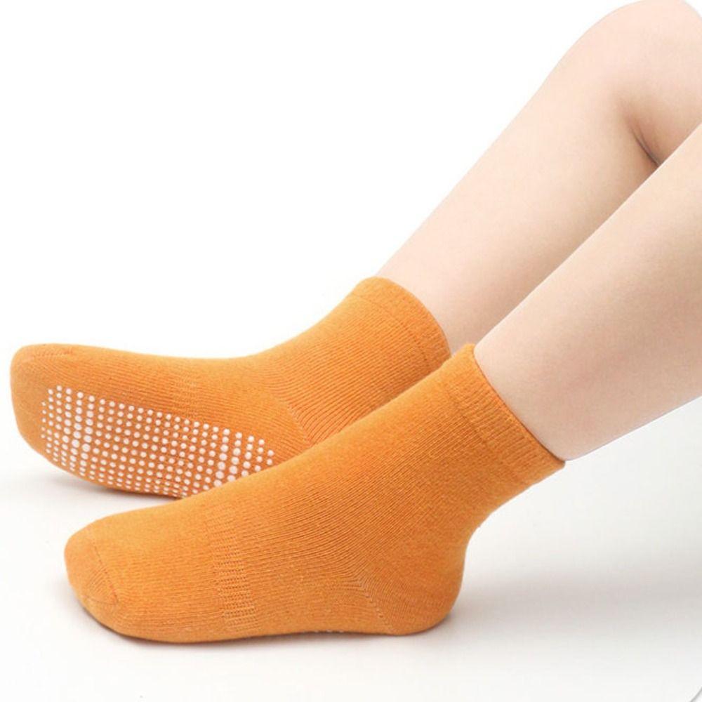 6Pairs Solid Color Toddle Short Tube Socks Dispensing Infant Socks Baby Cotton Socks  Newborn