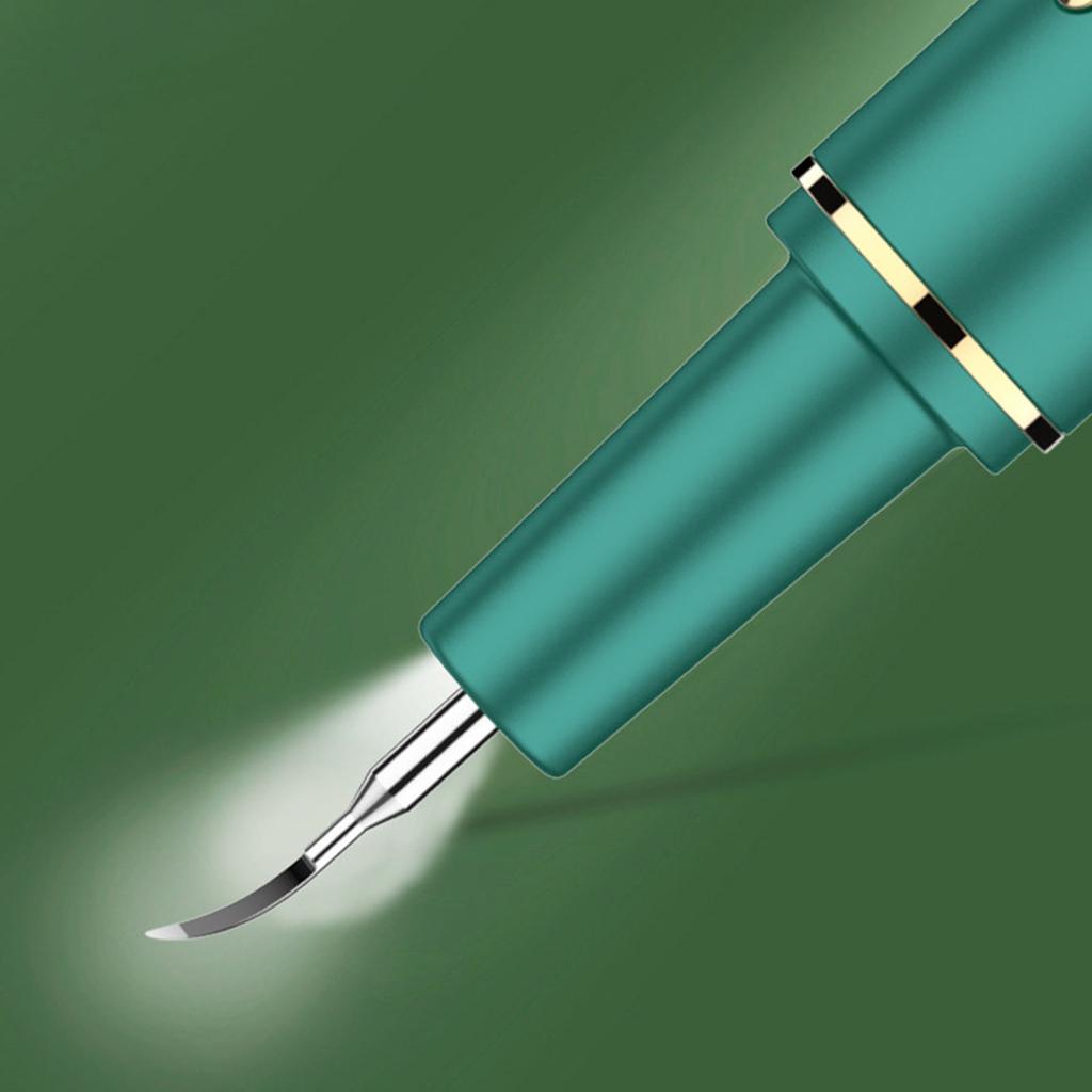 Electric Teeth Cleaner Dental Calculus Remover Electric Teeth Cleaning Kit with LED Light 3 Adjustable Modes for Teeth