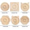 1Pc Organizer Mat Wooden Jewelry Tray 10cm DIY Bead Design Board Wooden Bracelet Display Stand Plate Jewelry Packaging & Display