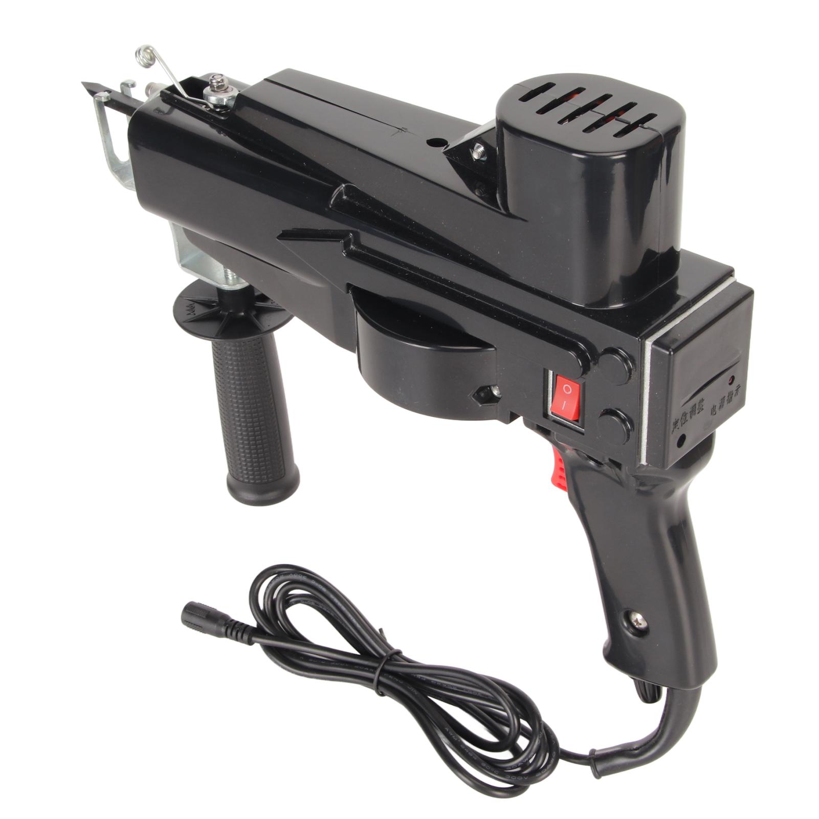 

Инструмент для прошивки ковров, черный, от 5 до 40 стежков, регулируемая ручка, простота в эксплуатации, ткачество ковров UK Plug