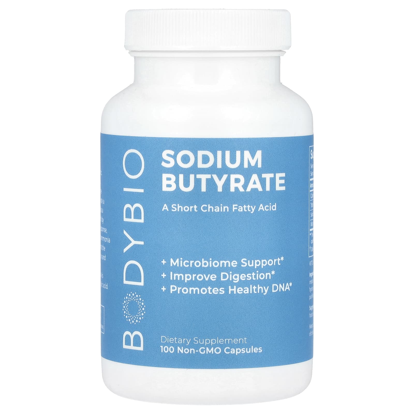 

Sodium Butyrate, Non-GMO Capsules 100