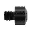 2 Pcs Motorcycle Rear View Mirror Hole Plug 10mm Reverse Thread Aluminium Alloy Mirror Hole Screws Bolts Black