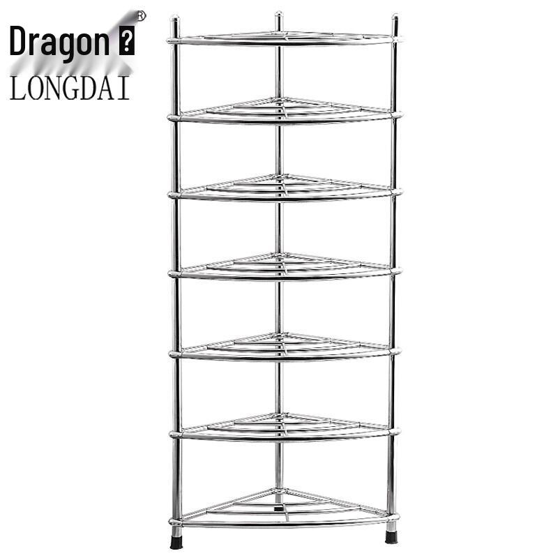 Longdai Stainless Steel Bathroom Storage Shelf