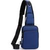 Anti-Theft Sling Bag, Crossbody Bag with Zipper Lockable & RFID Blocking