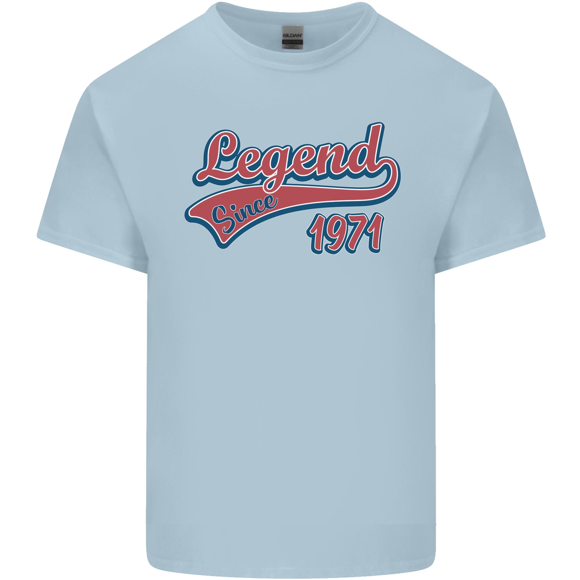 Legend Since 55th Birthday 1971 Unisexs Light Cotton TShirt S