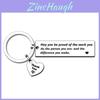 Elegant Stainless Steel Keychain Heart Pendant For Gift Giving On Various Occasions