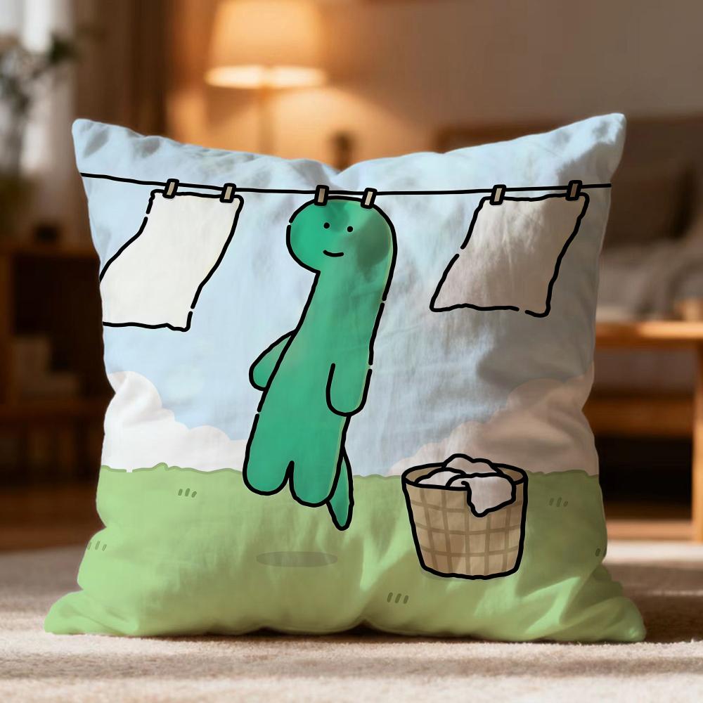 Fashion J-JJOGUMAN Cushion Cover Soft Washable Pillow Case Multi-Scene for Couch Bed Travel Office Use