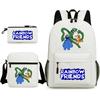 Rainbow Friends Surrounding Backpack Elementary School Student Starry Sky School Bag Three-piece Set