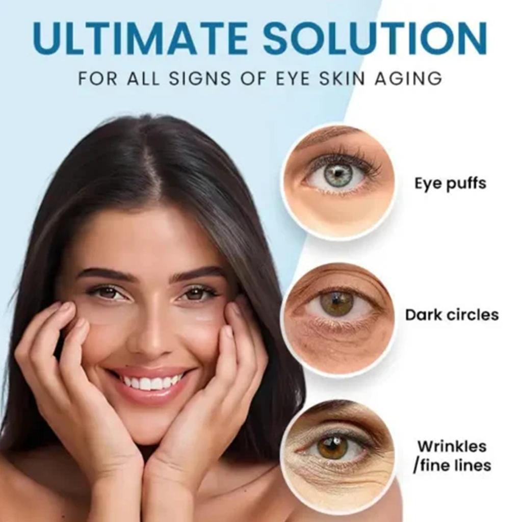 Snake Peptide Micro Needle Eye Patches Tighten, Fade Dark Circles And Puffy Eye Membranes(1 Pair/box)