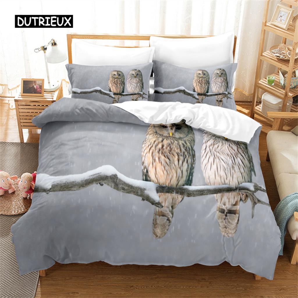 

Комплект постельного белья с рисунком орла и животных, комплект постельного белья с 3D-принтом, комплект постельного белья размера «queen size», модный дизайн EU single(135x200cm)