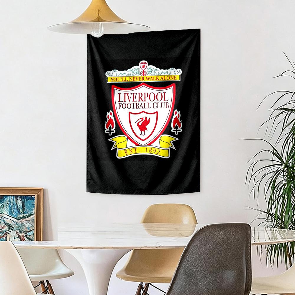 Liverpool Football Club Wall Decor Tapestry Art For Pet Memorial Birthdaywedding Party Backdrop Family Gift