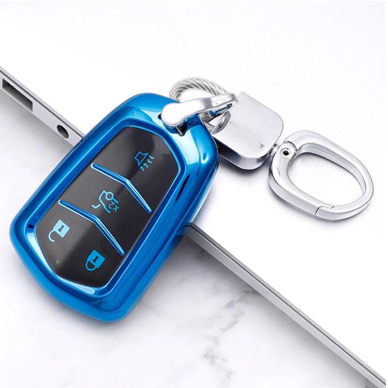 Pentru Cadillac ATS CTS DTS XT5 CT6 Escalade ESV SRX STS XTS ELR 2014-2018 Mașină Inteligent 45 Butoane Husă Carcasă Cheie Geantă Carcasă