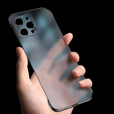 Applicable To IPhone16Pro Ultra-thin Frameless Mobile Phone Case Apple 15 Metal CD Pattern Lens Ring X Hard Case