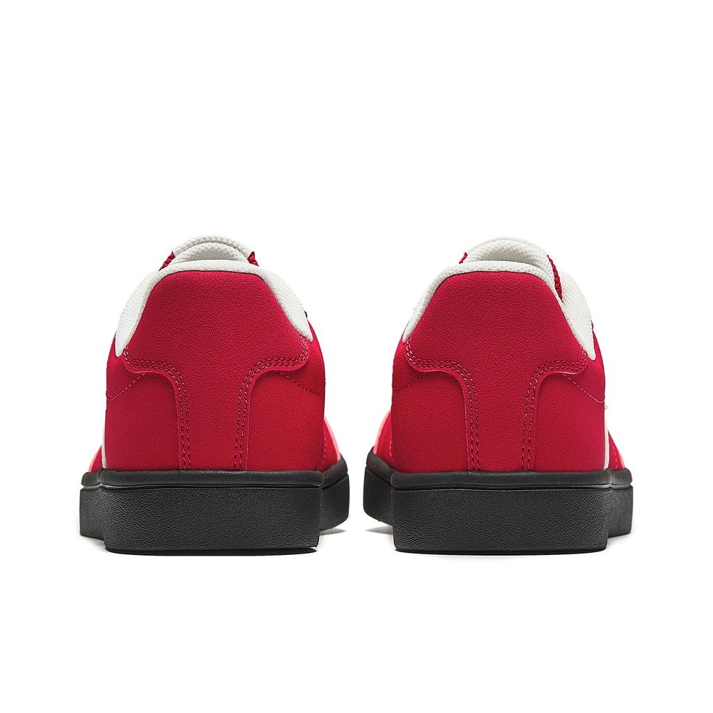 Anta Vitality Classic Retro Campus Life Fashion Versatile Low-Top Board Shoes Women Sneaker Elegant-Red Ivory-White 922618099-7