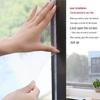 White Self-Adhesive Mosquito Net with Velcro - Easy DIY Invisible Mesh Screen