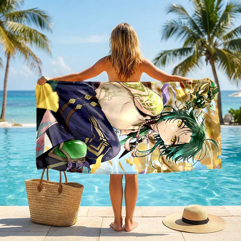 Xiao Fashion Beach Towel: Ideal for Summer Adventures Soft, absorbent and quick drying suitable for swimming and bathing