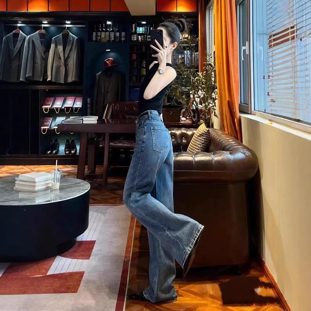 Korean Casual Summer Outfit: Stylish Streetwear Set for Women - High-End, Salt Type Jeans and Outerwear