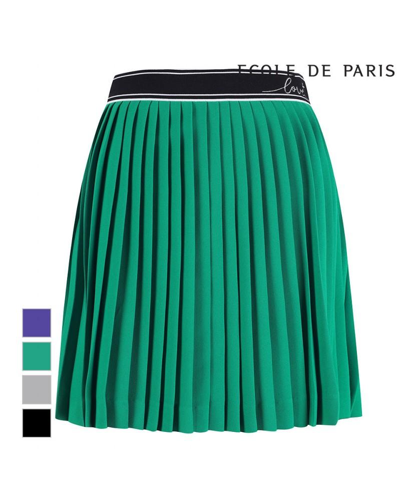 ECOLEDEPARIS Pleated Banded Skirt_Rb36Wsam08Z