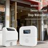Chenji Wireless Induction Doorbell with Time Display and Welcome Reminder