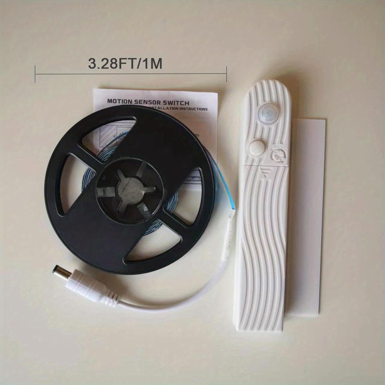 

Гибкий клейкий батарейный отсек с датчиком человеческого тела, теплая белая многорежимная светодиодная лента, длинные светодиодные ленты для лестниц, гардероба, кабинета, спальни 3.28FT/39.37inch