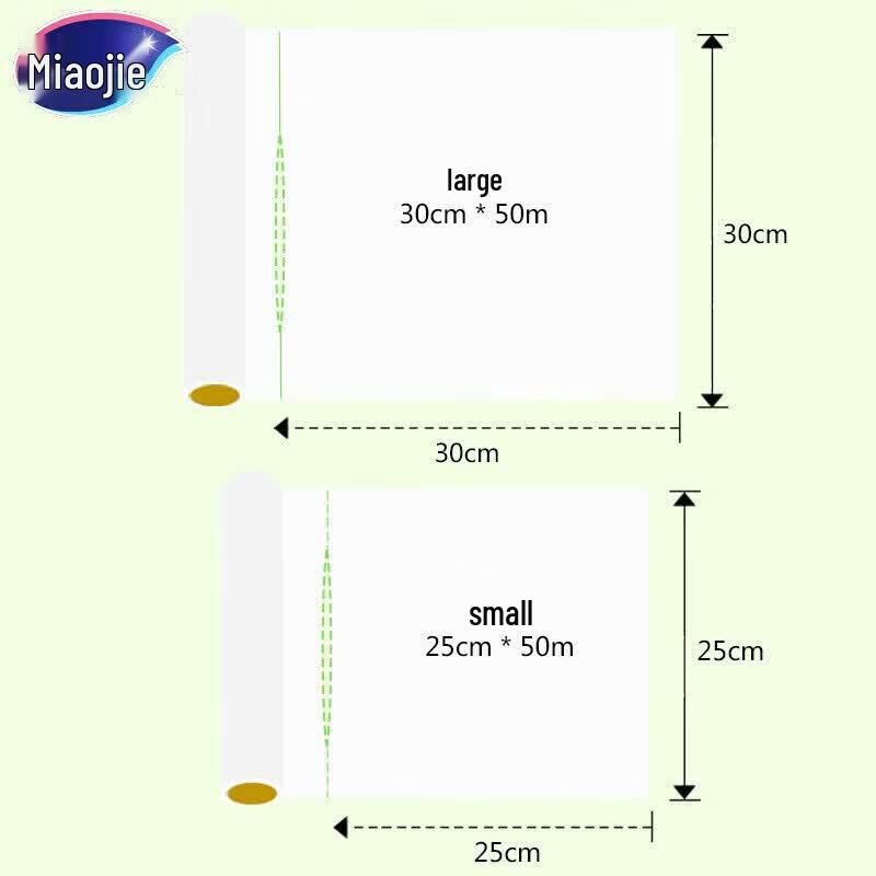 Miaojie PE Cling Film 3-Roll Pack
