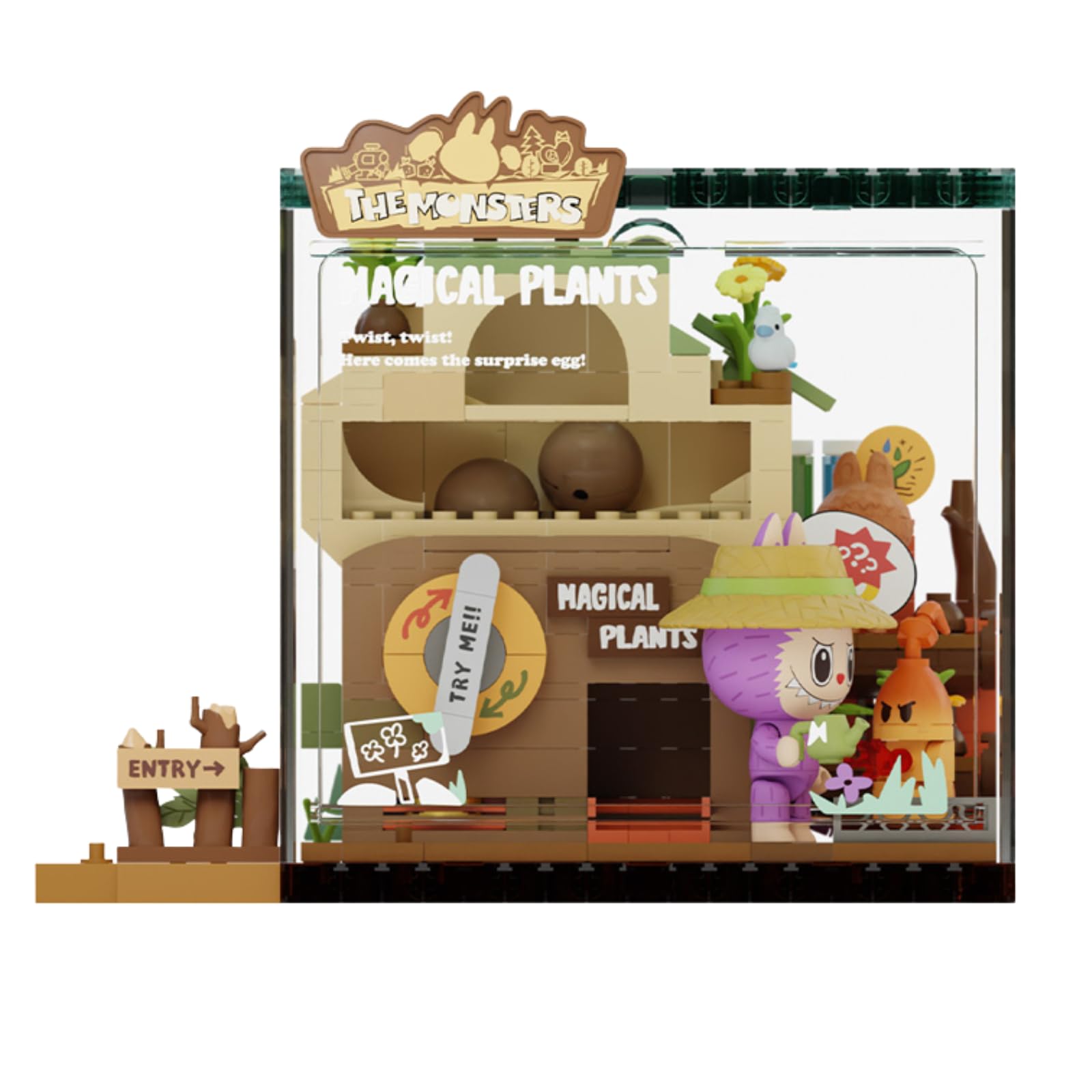 

POPMART THE MONSTERS Forest Secret Base Series Block Figure Part 2 Magical Plants Labubu