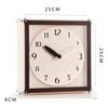 Retro Cream Aesthetic Wall Clock Punch Free Design Modern Fashion Silent Clock Creative Home Living Room Wall Decoration New