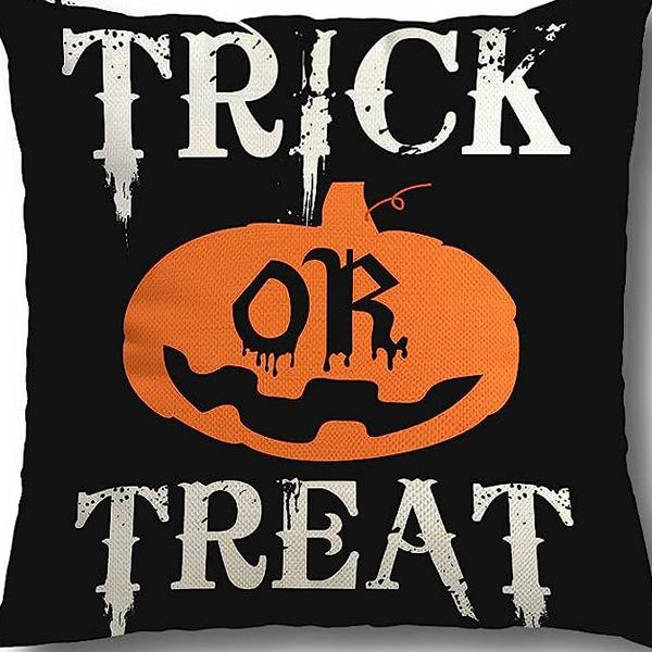 New Funny Pumpkin Print Pillowcase Halloween Home Sofa Decoration Cushion Cover Bedside Pillow