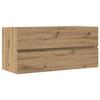 VidaXL Vanity Unit Artisan Oak 100x38.5x45 Cm Engineered Wood, Bathroom Cabinet, Support, Bathroom Cupboard 856253