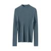 Women's Slim Fit Pure Wool Knit Pullover - Soft, Skin-Friendly, Long Sleeve Base Layer for Autumn/Winter