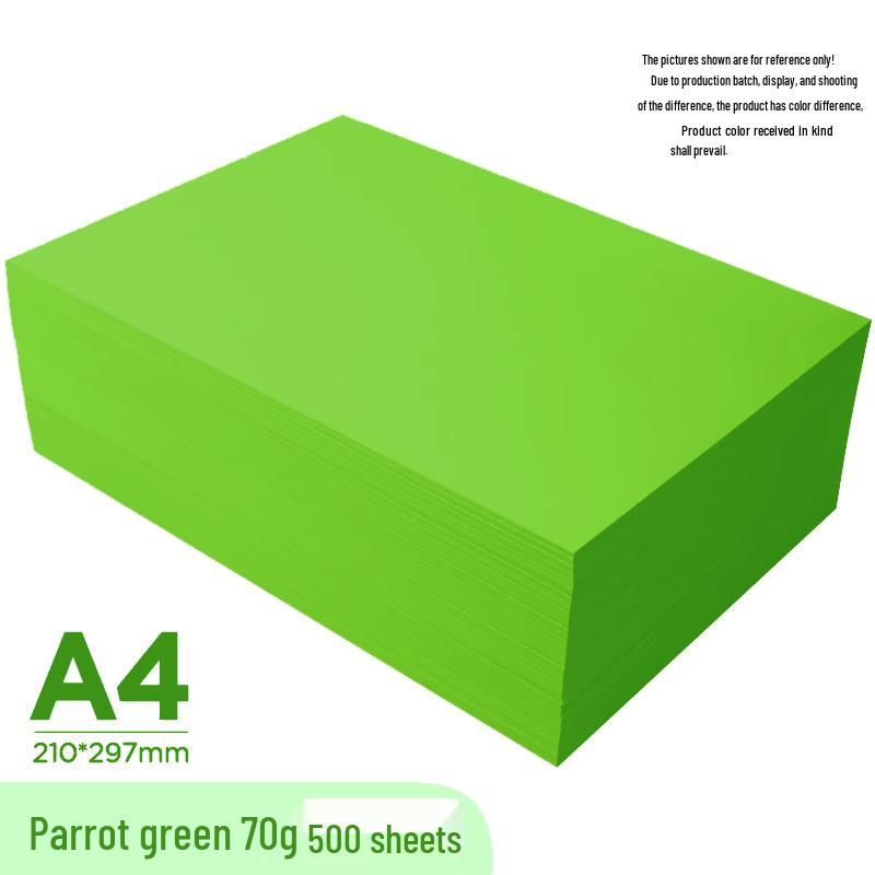 Green A4/A5 Light Green Colored Printing Paper, 70g/80g, Office Supplies