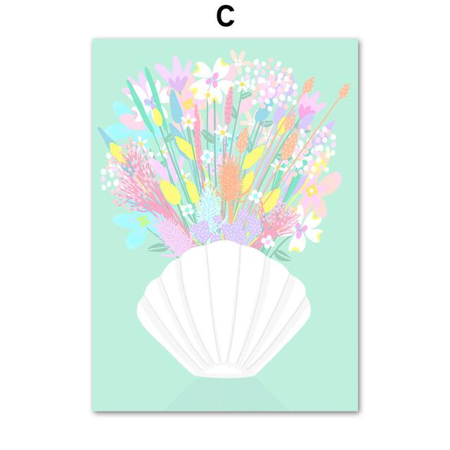 Wild Leopard Lion Strawberry Cherry Orange Vase Pastels Wall Art Canvas Painting And Prints Wall Pictures For Living Room Decor No Frame