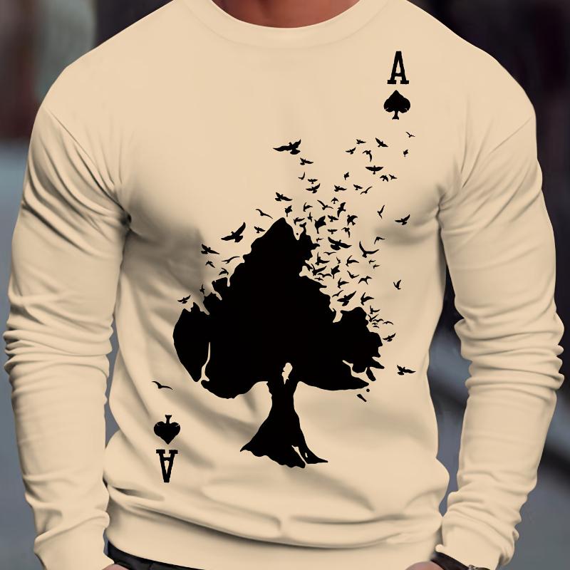 

Versatile, Suitable for Office & Date, Slim Fit Men s Crew Neck Sweatshirt S