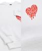 [VERBESSERT] [SIDEWAYSTANCE] Drip Logo Herz Fleece Sweatshirt