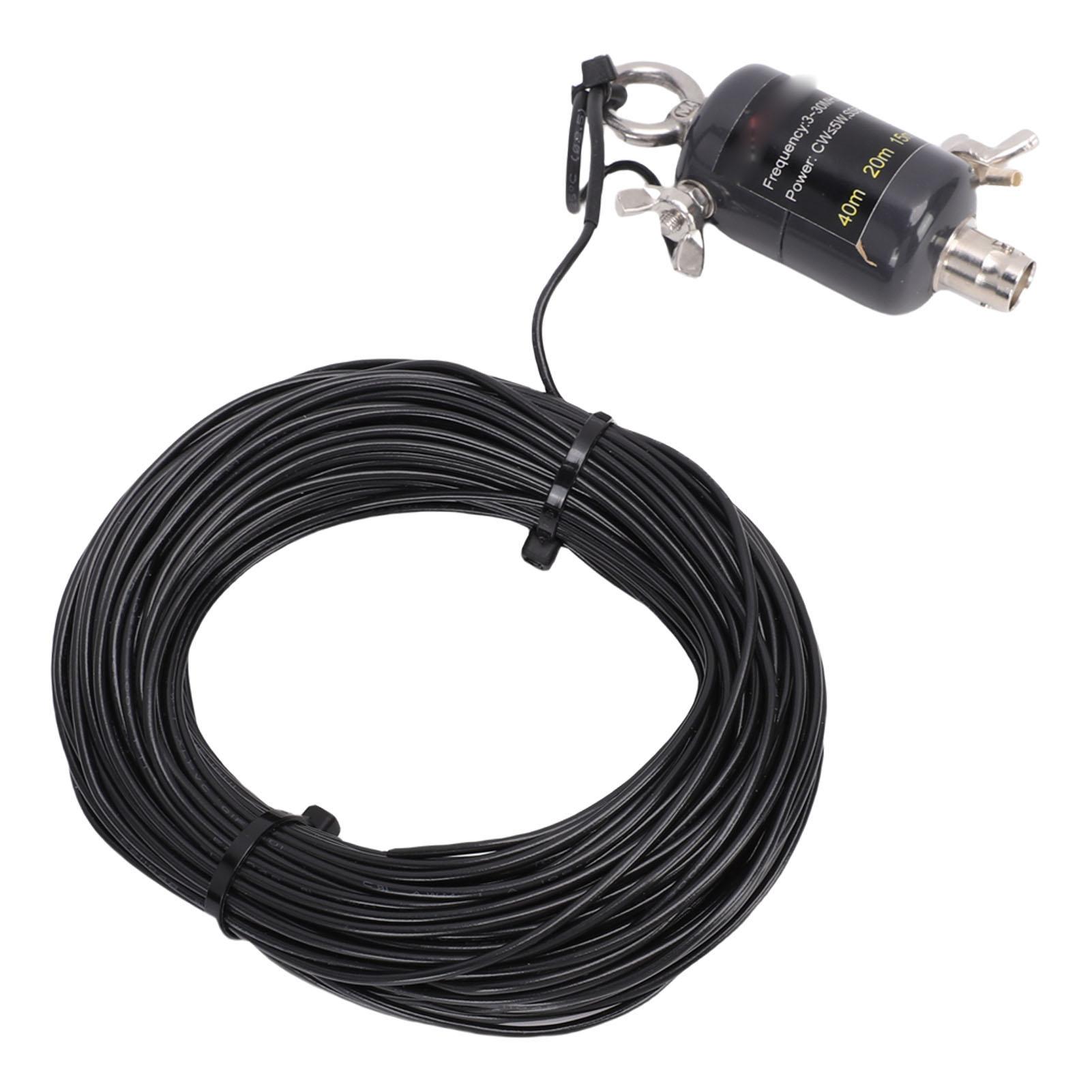 Kortegolfantenne 3 30MHz Zakformaat QRP K5 Breedband Eindgevoed Halve Golflengte met Opbergtas