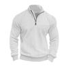 Men's Zipper Sweater Stand Up Collar Casual Knit Pullover